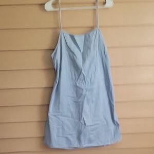 American Eagle Outfitters Light Blue Casual Dress